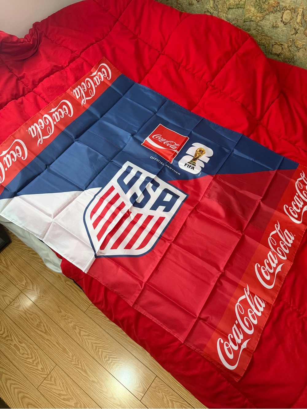 FIFA World Cup 2026 Coca-Cola x USA Soccer Team Flag Jacket